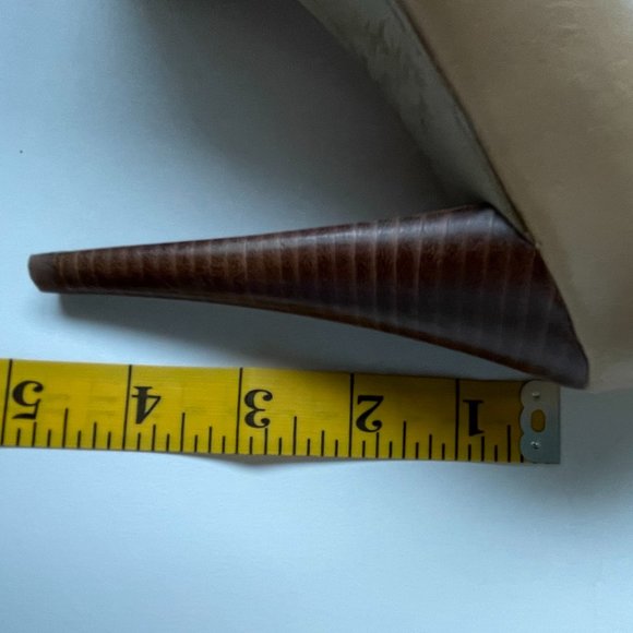 Guess Heels Platform Charming Tan Pumps - Light Nude Colour - Adreina2 Leather - Picture 6 of 16